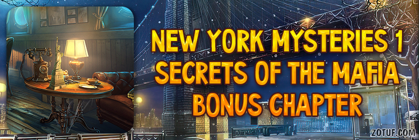 New York Mysteries 1: Secrets of the Mafia - Walkthrough