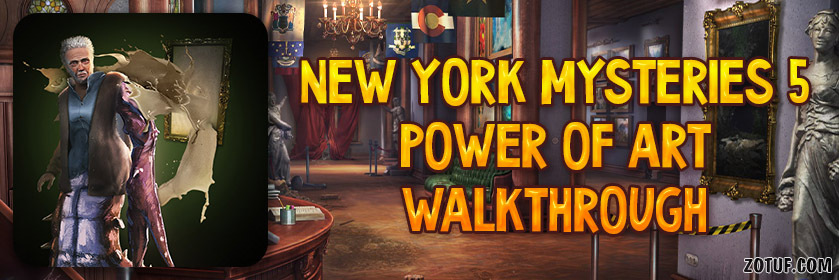 New York Mysteries 5: Power of Art - Walkthrough