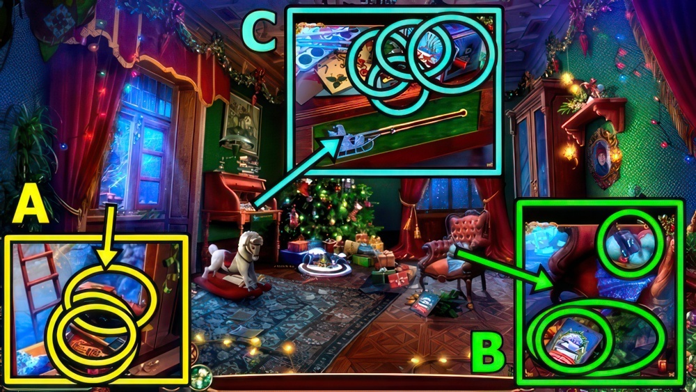 The Christmas Spirit 5: Golden Ticket Walkthrough - Step 1