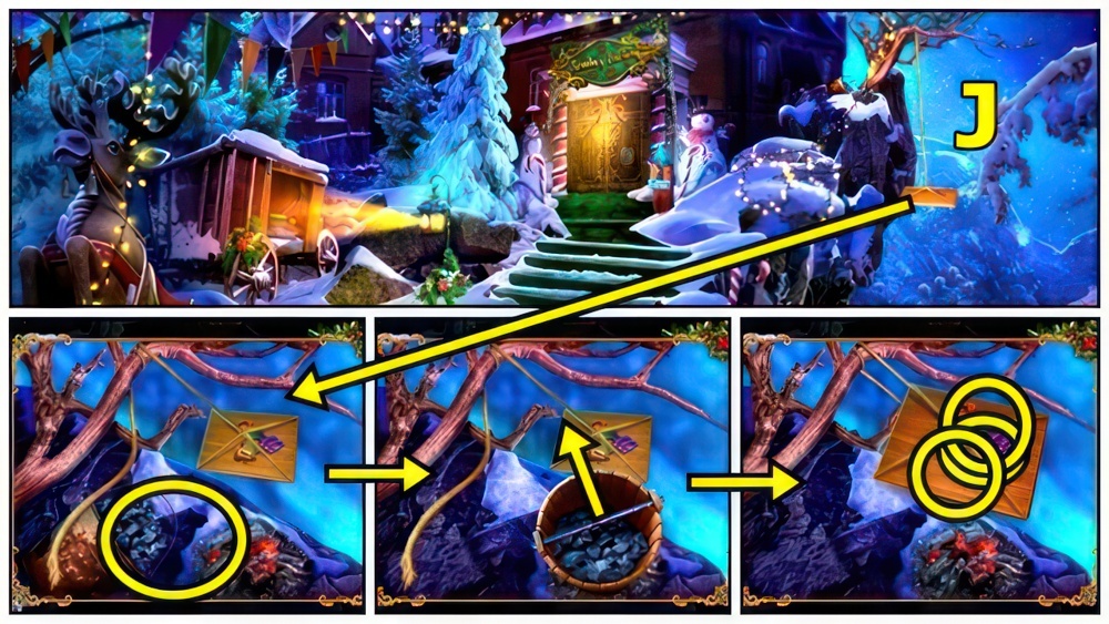 The Christmas Spirit 5: Golden Ticket Walkthrough - Step 110