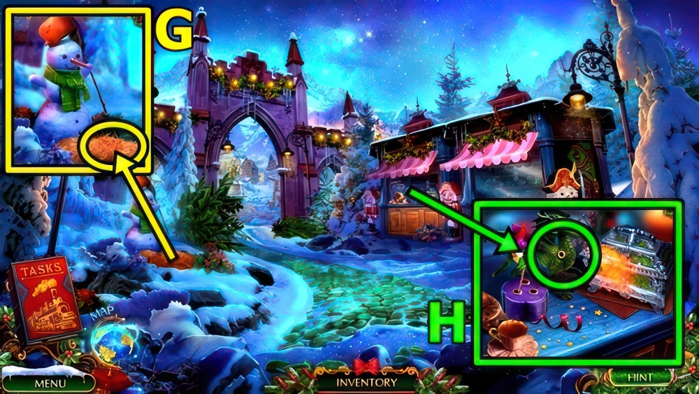 The Christmas Spirit 5: Golden Ticket Walkthrough - Step 40