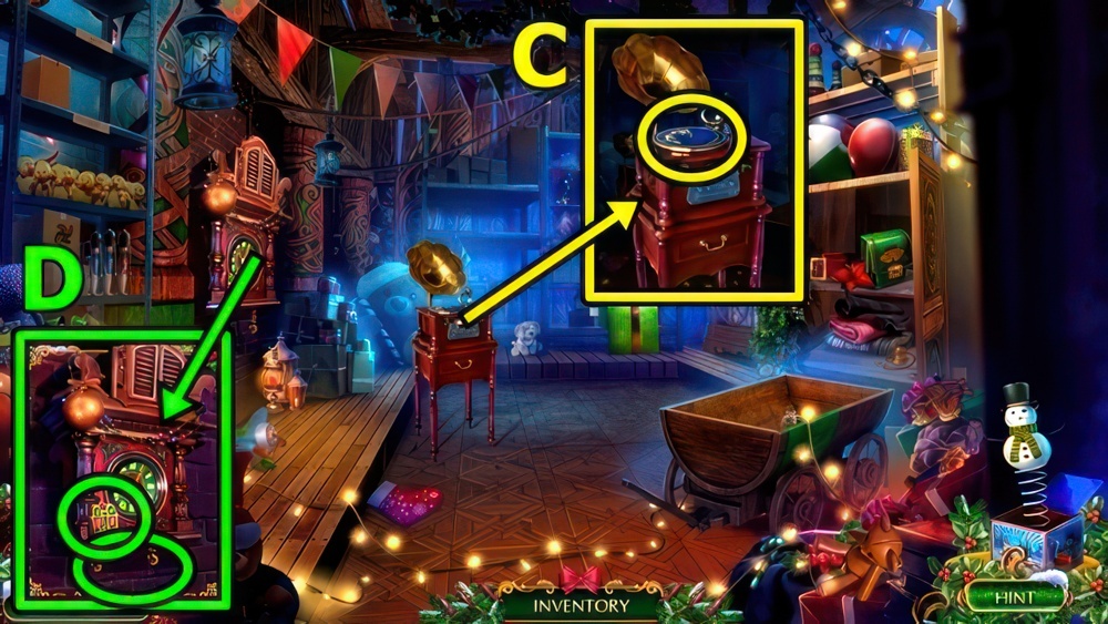 The Christmas Spirit 5: Golden Ticket Walkthrough - Step 92