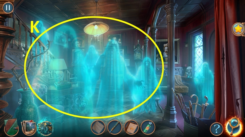 Mystical Riddles 5: Haunted Portraits Walkthrough - Step 129