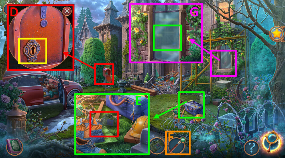 Hidden Legacy 2: Whispering Walls Walkthrough - Step 2