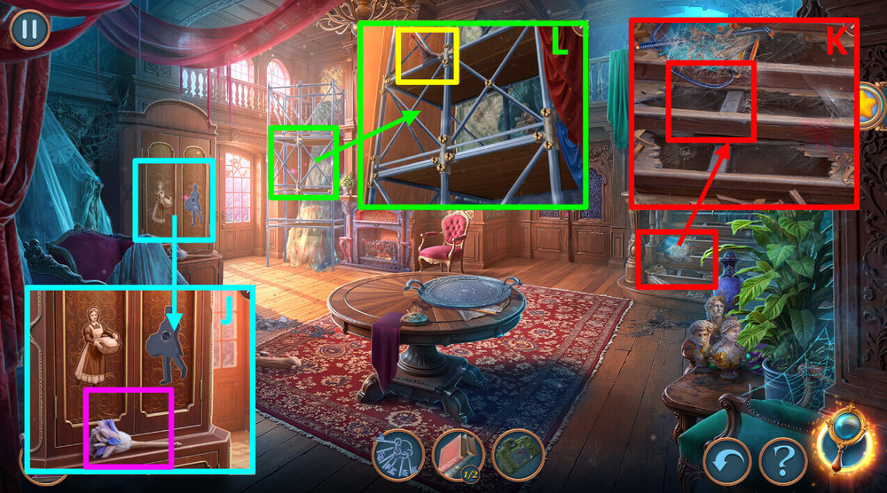 Hidden Legacy 2: Whispering Walls Walkthrough - Step 4